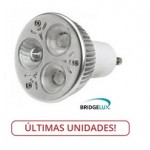 Lámpara LED GU10 6W, Bridgelux